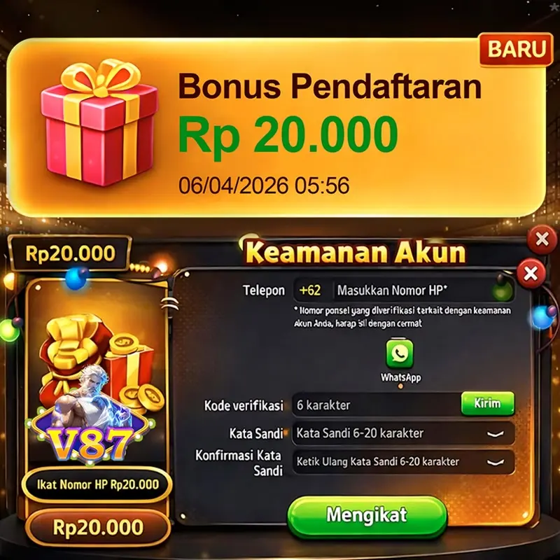 v87 Masuk